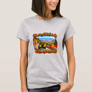Gelb_Jagd nach Herbstfarben Smoky Mt T-Shirt