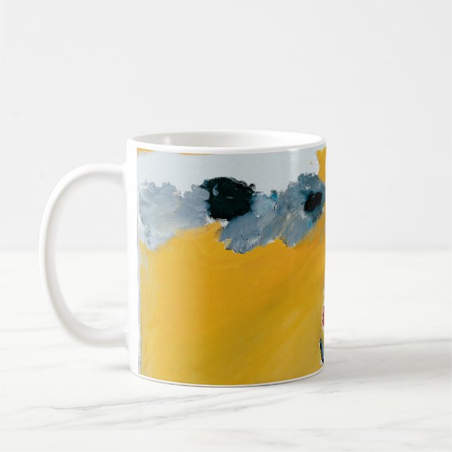 Gelb Kandinsky 7 Kaffeetasse (Links)