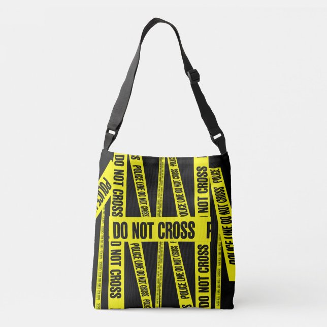 Gelb keine Bandgefährdungsgebiete mit grenzübersch Tragetaschen Mit Langen Trägern (Rückseite)