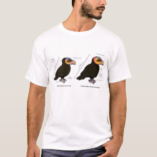 Gelb-köpfiges größeres v kleiner T-Shirt