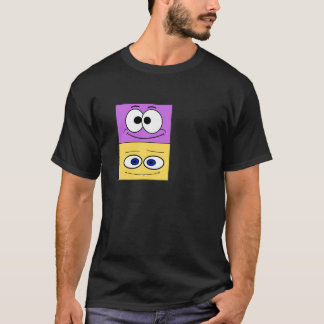 GELB-LAVENDEL CARTOON FÜR T-SHIRTS