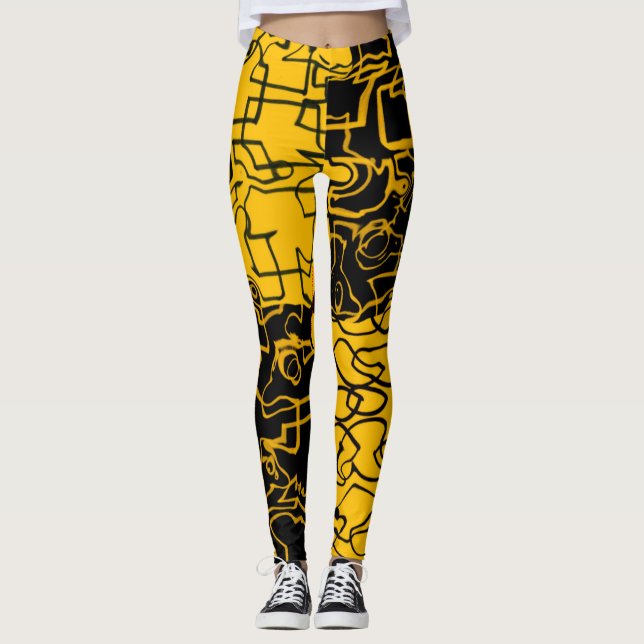 gelb leggings (Vorderseite)