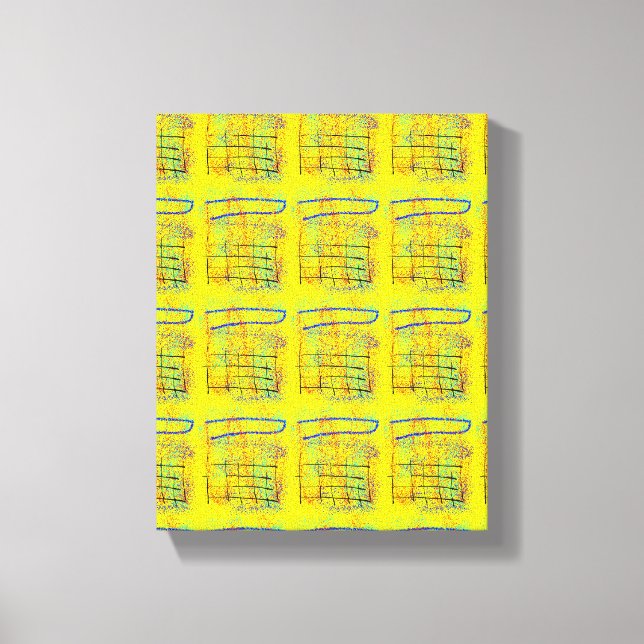 Gelb... Leinwanddruck (Vorderseite)