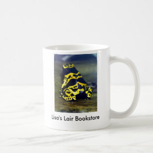 Gelb-mit einem Band versehener Gift-Frosch - Tasse