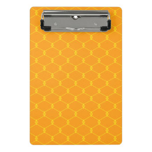 Gelb Orange 18 Mini Klemmbrett