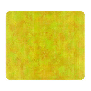 Gelb Orange Grün Abstraktes Muster Schneidebrett