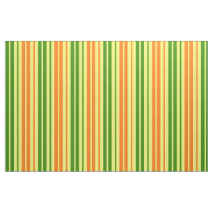 Gelb Orange Grün Vertikale Streifen Design Stoff