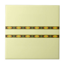 Gelb Orange Nahtloses Design Fliese