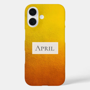 Gelb & Orange Ombre iPhone 16 Hülle