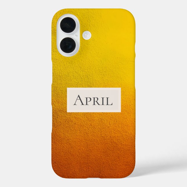 Gelb & Orange Ombre Case-Mate iPhone Hülle (Rückseite)