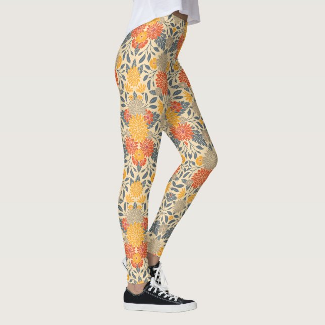 Gelb, orange und blau leggings (Rechts)