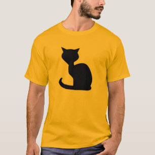 Gelb-orangee Katze T-Shirt