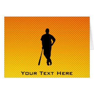 Gelb-orangeer Baseball