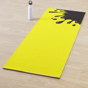 Gelb platsch yogamatte