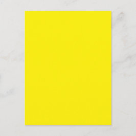 Gelb Postkarte