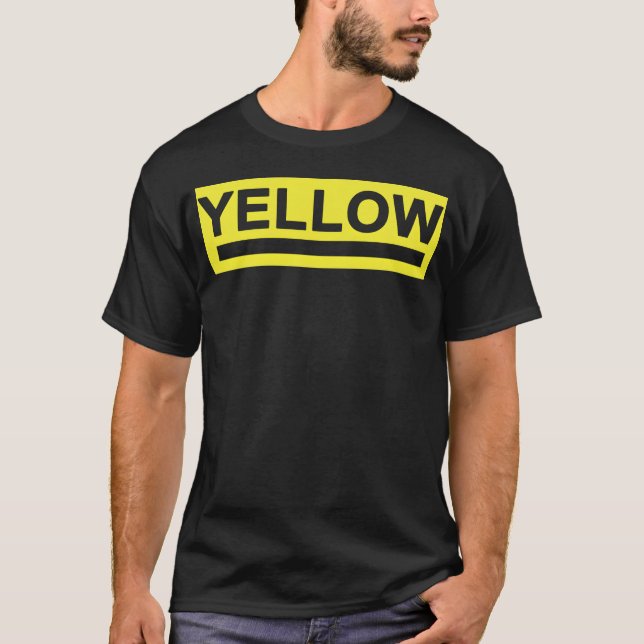 GELB retro grün 70er Freunde T-Shirt (Vorderseite)