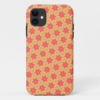 Gelb +Rosa Sterne Muster iPhone 5 Fall Case-Mate iPhone Hülle