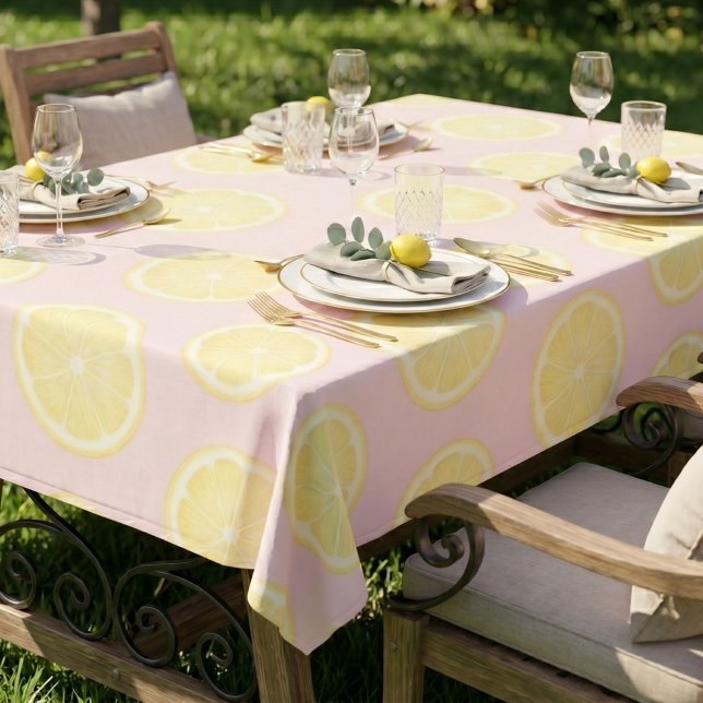 Gelb rosa Zitrone  Tischdecke (Von Creator hochgeladen)