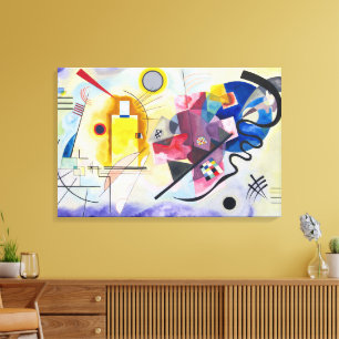 Gelb-Rot-Blau   Kandinsky   Leinwanddruck