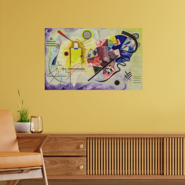 Gelb-rot-blau von Kandinsky Poster (Wohnzimmer 2)