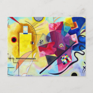 Gelb Rot Blau Wassily Kandinsky Postkarte