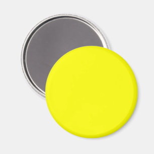 Gelb Rund Kühlschrankmagnet Magnet