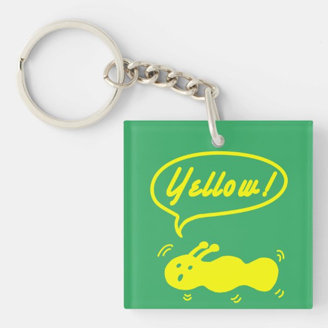 Gelb! Schlüsselanhänger (Vorderseite)