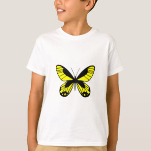 Gelb Schwalbenschwanz Schmetterling Jungen Grafik T-Shirt