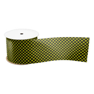 Gelb-schwarze Fassade 1 RIBBON SPOOL Satinband