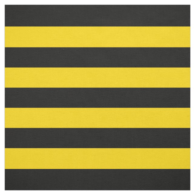 Gelb/schwarze Streifen Stoff (Muster)
