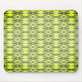 Gelb-schwarzes Muster Mousepad