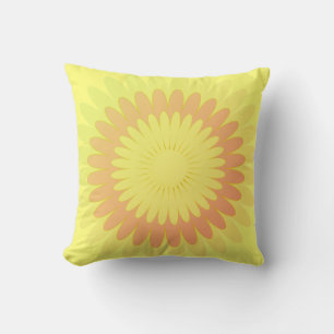 Gelb, Sonnenblume, Blume, Kissen werfen