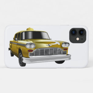 Gelb Taxi New York City im Vintage-Stil Case-Mate iPhone Hülle