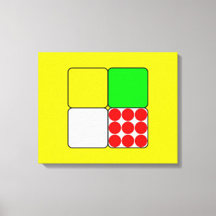 Gelb Tour de Francejerseys-3 Leinwanddruck