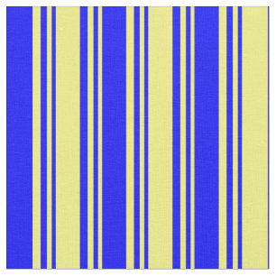 Gelb und blau gefärbtes Muster Stoff