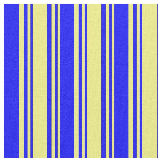 Gelb und blau gefärbtes Muster Stoff (Nahaufnahme)
