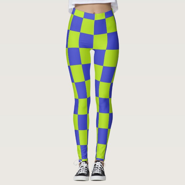 Gelb und blau leggings (Vorderseite)