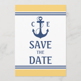 Gelb und blau Save the Date