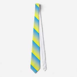 Gelb und blau zwei Tone Necktie Krawatte