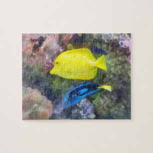 Gelb und Blauer Tang Puzzle