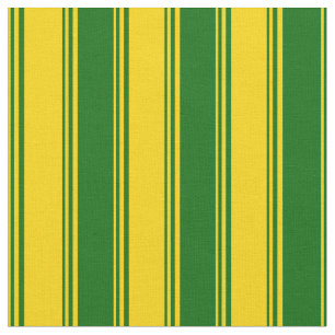 Gelb- und dunkelgrüne Streifen/Linienmuster Stoff