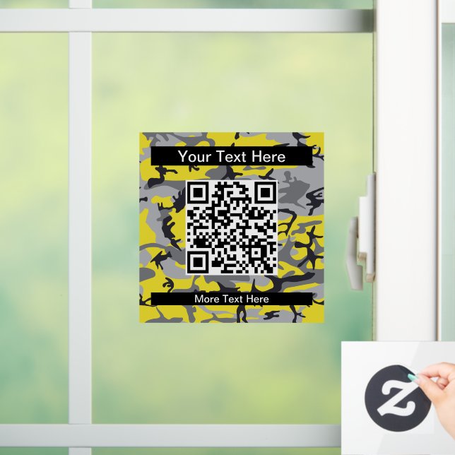 Gelb und Gay Camouflage, Militär, Armee Fensteraufkleber (Zuhause)