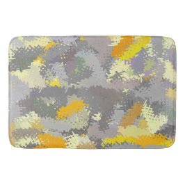 Gelb und Grau Badematte