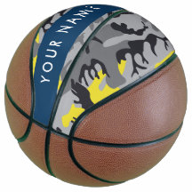 Gelb und Grau Camouflage Ihr Name personalisieren