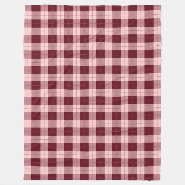 Gelb und grau Kariert Fleece Blanket (Vorderseite)