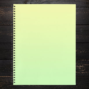 Gelb und Grün Notizbuch