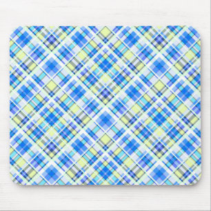 Gelb und hellblau mousepad