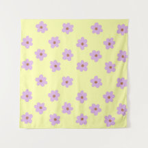 Gelb und Lila Blume Boho Style