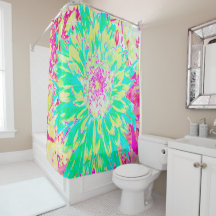 Gelb und Magenta Dekorative Dahlia Blume