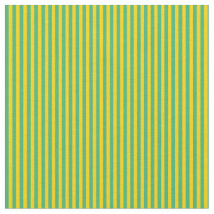 Gelb- und Meeresgrün-Linien/Streifen-Muster Stoff